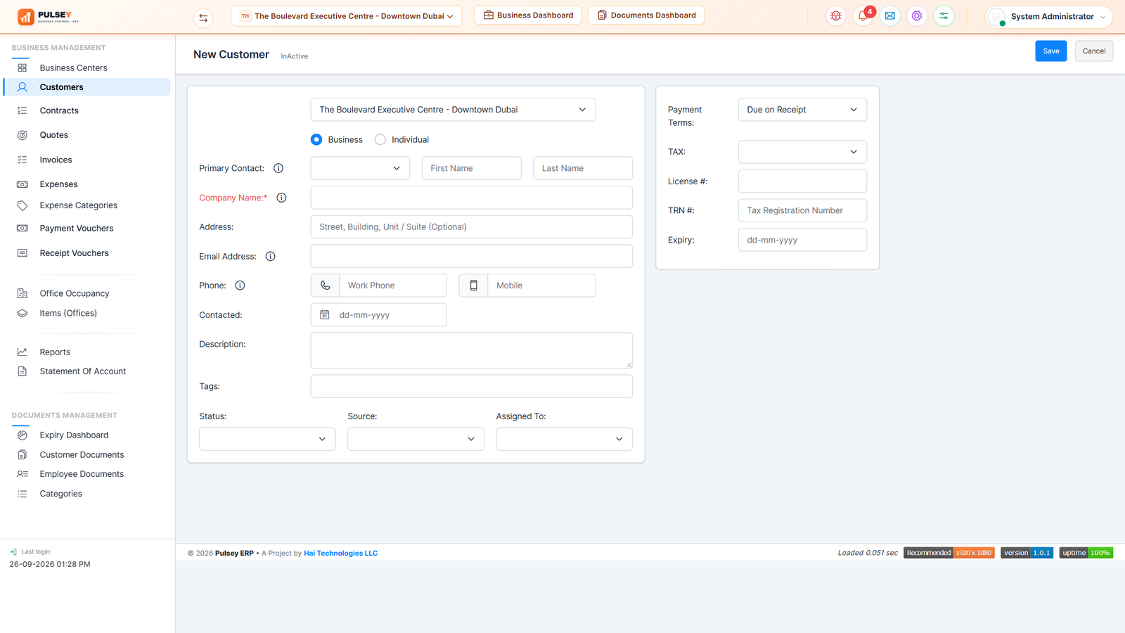 iPulsey Document Management & Customer Profiles